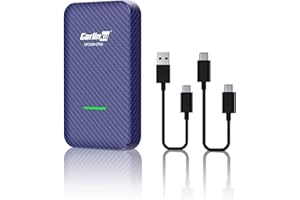 2025 Carlinkit 4.0 Adapter Compatible with OEM Factory CarPlay Cars, 2 in 1 Wireless CarPlay & Wireless Android Auto Adapter 