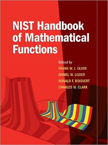 Nist Handbook Of Mathematical Functions Olver Frank W J Lozier Daniel W Boisvert Ronald F Clark Charles W Amazon Com Books