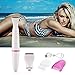 Women Shaver Rechargeable 2 in 1 Bikini Trimmer for Women Waterproof Electric Women Trimmer/Lady Shaver/Razors for Women with Shaving&Bikini Head Wet/Dry Use&Smooth Glide Technology
