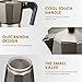AICOOK 6 Cup Stovetop Espresso Machine, Moka Pot, Brown, Easy to Clean