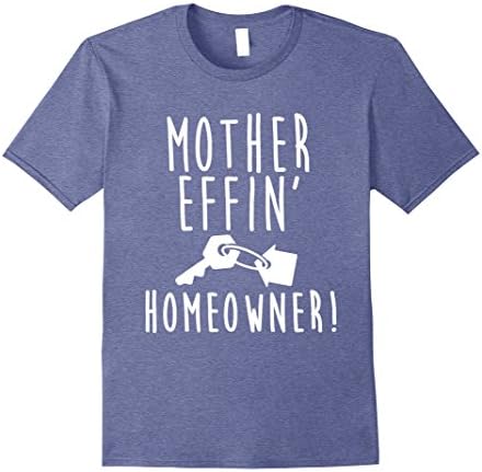 Mens Housewarming Gifts - New Homeowner Gifts - Realtor Shirt XL Heather Blue