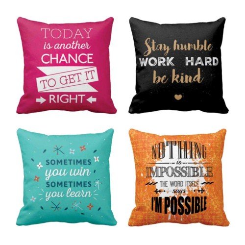 pillow covers with quotes