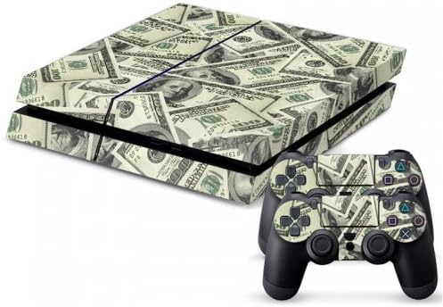MONEY Vinyl Skin Decal for Sony PS4 Standard Edition