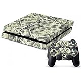 MONEY Vinyl Skin Decal for Sony PS4 Standard Edition