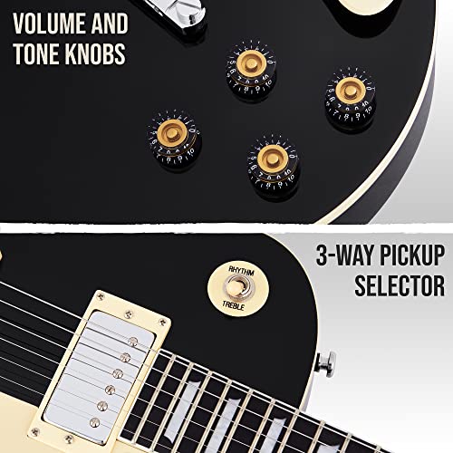LyxPro 39” SB Series Electric Guitar, Les PaulStyle Kit for Beginner