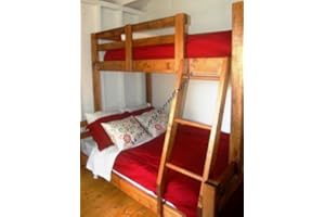 WOODPATTERNEXPERT Bunk Bed Split-Size How-to Book; Paper Pattern Plan to DIY and Easily Build King Over Queen Over Full Over Twin Beds