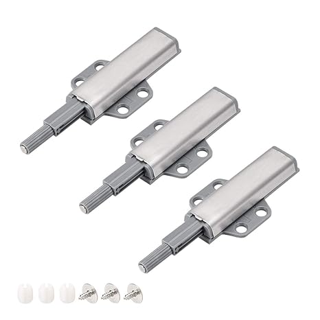 Uxcell Drawer Cabinet Door Push Touch Latch Hardware Slim Linear