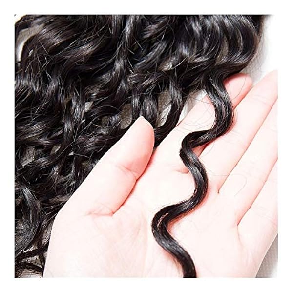 Zhouqinmei 本物の髪们間の髪の毛のカーテン Color 8 Inches