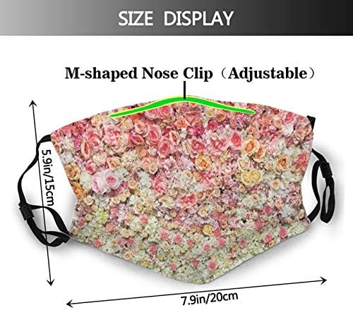 Colorful face cowl for protection against dust, pollen, and other pollutants.