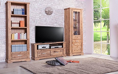 Möbelkultura COL-2Wohnwand tv-schrank, Vitrine Bücherschrank, Holz