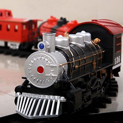 Classical Thomas Electric Toy Track Long Train, Simulation Sound with Smoke