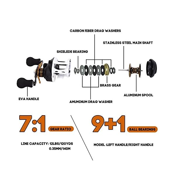 Sougayilang-Baitcasting-Fishing-Reel-with-High-Speed-91-Ball-Bearings-71-Gear-Ratio-Saltwater-Baitcast-Baitcaster-Fishing-Reel