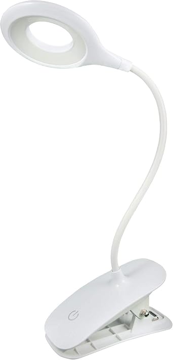 lampara led de escritorio luz led con 3 modos de brillo e intensidad flexo led recargable lampara led tactil con pinza para lectura y cuello