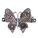 FUNOC Vintage Hair Clips Clamps Set Steampunk Gear Alloy Butterfly Hair Clips
