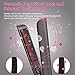Flat Iron for Hair,GOOLEEN Professional Infrared Hair Straightener and Curler 2 in 1,1 Inch 3D Floating Titanium Plates Tourmaline Ceramic Hair Straightener with Dual Voltage LED Display 180-450℉thumb 2