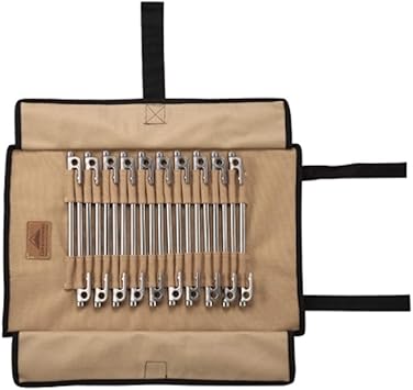 Amazon キャンピングムーン Camping Moon キャンバス生地 ペグ収納袋 ペグ収納ケース ペグケース ペグバッグ ハンマーとペグ が同時収納可 B 126 Camping Moon テントアクセサリー