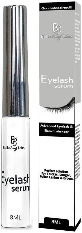 Eyelash Growth Serum Enhancer and Eyebrow Lash Conditioner - Advanced Enchancing Formula Primer - Beauty Treatment for Natural Thick & Long Eyelashes and Eye brows (Main)