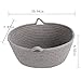 LoongBaby Cotton Rope Storage Basket Toy Chest Nesting Bins Candy Basket Handmade Box for Household Kids Toy Collection (3 Set-M)