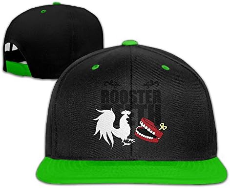 NADAKI Rooster Teeth Game Design Unisex Adjustable Hip-hop Baseball Cap KellyGreen
