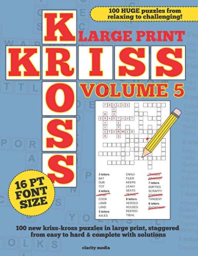 Large Print Kriss Kross Volume 5 by Clarity Media