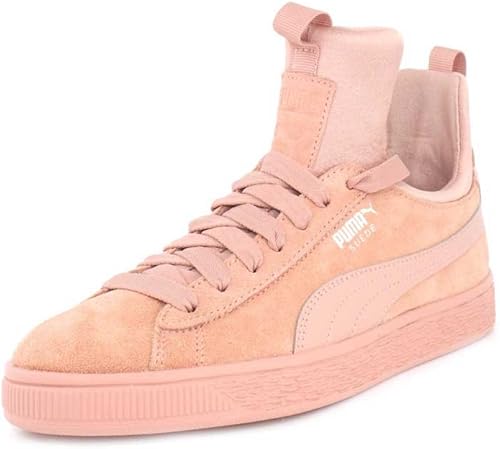 peach suede pumas