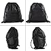 Foldable Gymsack Drawstring Bag - Water Resistant and Lightweight Nylon Packable Backpack with Drawcord Closure - Suits Men & Women Sackpack Tote Great for Travel, Gym, Fitness, Indoor/Outdoor Sports