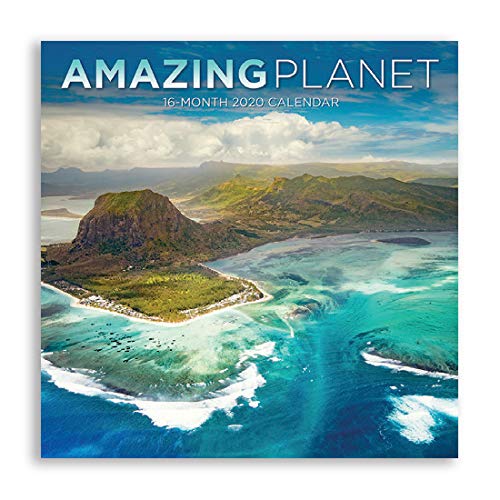 B-THERE 16 Month Premium Wall Calendar 2020 Each Month Displays Full-Color Photograph. Printed on Linen Embossed Heavyweight Paper Stock (Amazing Planet)
