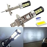 H1 Bright Chip LED 42-SMD Canbus Hyper White 6000K Headlight Light Bulb (High Beam) 12V Stock OEM Xenon Lamp US Seller