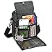Zicac Men's Small Vintage Multipurpose Canvas Shoulder Bag Messenger Bag Purse Crossbody Shoulder Bag Crossbody Bags(Black)