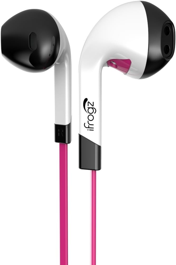 iFrogzIntone In-Ear Headphones with Integrated Remote - Pink
