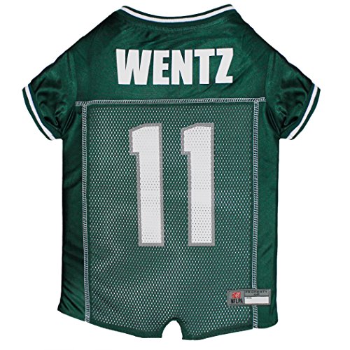 NFLPA Dog Jersey Carson Wentz 11 Pet Jersey NFL Philadelphia