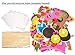 60pcs Luau Photo Booth Props - Hawaiian/Tropical/Tiki/Summer Pool Party Decorations Supplies (Assembly Needed)