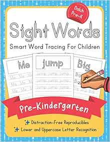 Dolch Pre-Kindergarten Sight Words: Smart Word Tracing For Children
