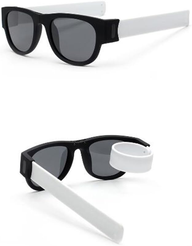 Polarized Sunglasses for Men Women Kids, Foldable Shades Silicone Frame with a Case for Swimming, Running, Cycling, Driving