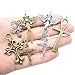 iloveDIYbeads 20pcs Mixed Cross Charms Pendants Beads Charms Pendants for Crafting, Jewelry Findings Making Accessory For DIY Necklace Bracelet Craft Supplies (M023)