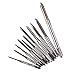 ZFE 11Pcs Hand tap tapping M1 M1.2 M1.4 M1.6 M1.7 M1.8 M2 M2.2 2.5 2.6 3.5 Grinding & Hand carving tap tool