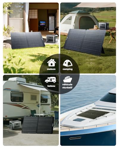 ALLPOWERS 100W SE100 Solar Panel,IP68 Foldable Solar Panel,Monocrystalline Silicon Solar Panel with 25% Efficiency,Suitable for Balcony,Caravans and Motorhomes