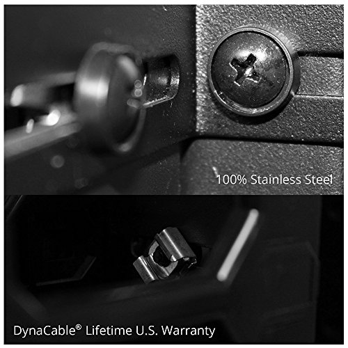 DynaCable M6 x 16mm Industrial Strength Cage Nuts, Screws and Washers for Rack Mount Server Cabinet, Shelves, Routers, 60 Pack of Each, Rust-Free - Black - Thumbnail 7