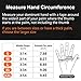 OZERO Heated Gloves Winter Waterproof Touchscreen Elastic Cuff Windproof Insulated for Driving/Motorcycle/Snow Ski/Hiking/Hunting Thermal Christmas Gifts for Men Dad (X-Large,Black)