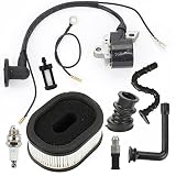 Harbot MS660 Air Filter with Ignition Coil Fuel Filter Line Carburetor Tune Up Kit for STIHL MS640 MS650 MS 660 064 066 Chainsaw 0000 120 1653