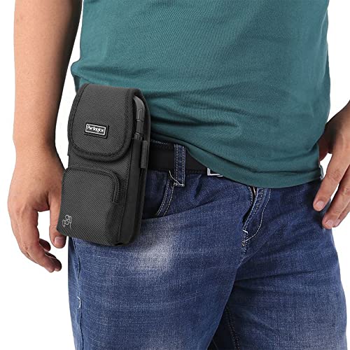 Rugged Nylon Cell Phone Holster Compatible With IPhone 14 Plus, IPhone