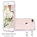 iPhone 7 Plus Case,LUHOURI White Henna Mandala Case,Clear Crystal Panel With TPU Bumper Protective Back Phone Case for Apple iPhone 7 Plus 5.5inch , H-01
