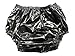 Haian Adult Incontinence Pull-on Plastic Pants Color Transparent Black 3 Pack (Large)