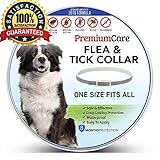 Premium Flea and Tick Collar for Dogs | Prevents and Removes Fleas, Ticks, Lice and Mosquitos in 24 Hours | 8 Months Protection | 100% Natural Essential Oil Flea and Tick Prevention for Dogs