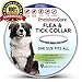 Premium Flea and Tick Collar for Dogs | Prevents and Removes Fleas, Ticks, Lice and Mosquitos in 24 Hours | 8 Months Protection | 100% Natural Essential Oil Flea and Tick Prevention for Dogs