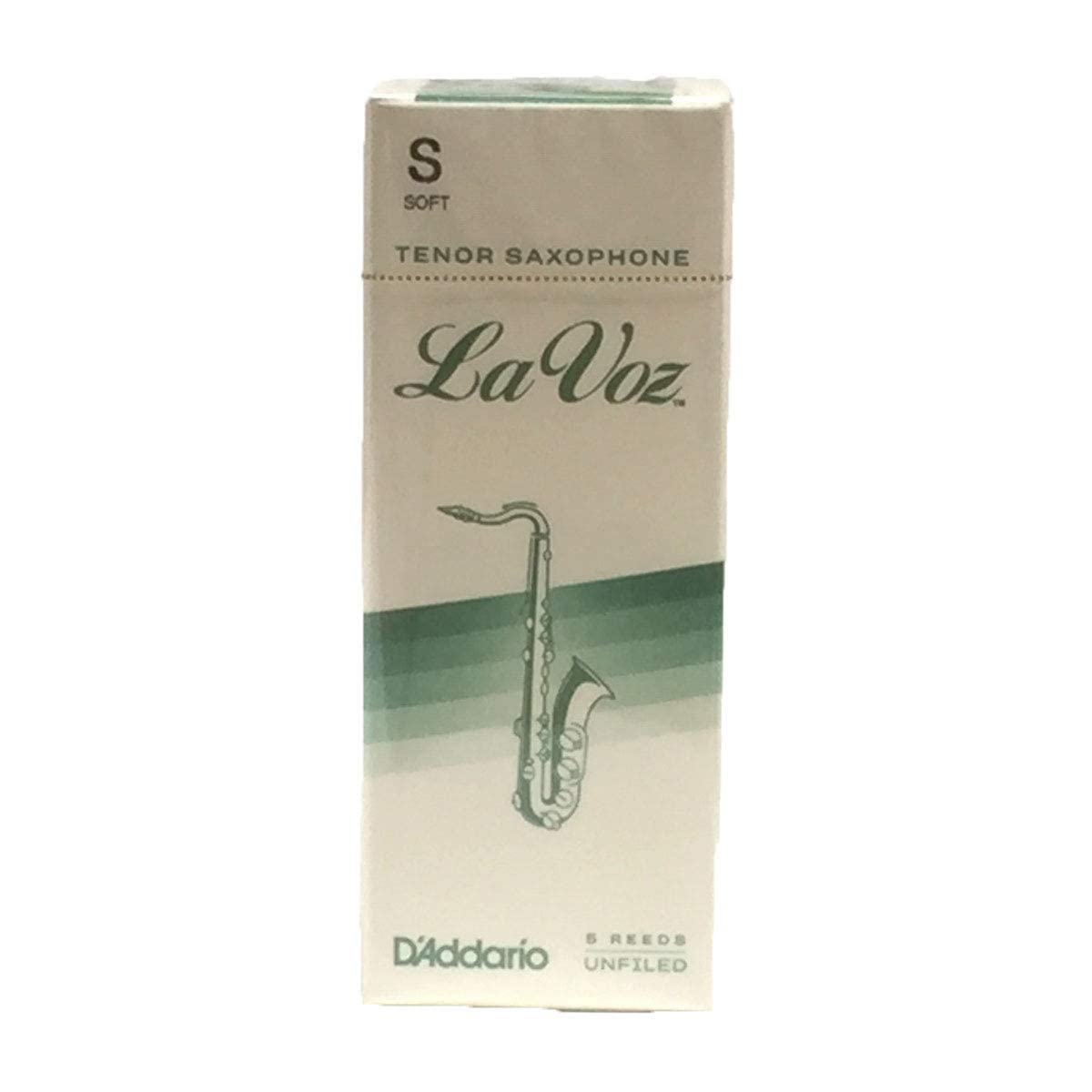 D'Addario Royal | La Voz Organic Tenor Saxophone Reeds, Strength Soft, 10-pack