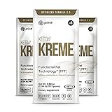 KETO//Kreme Ketone Healthy Coffee Creamer, Burns Fat and Promote Weight Loss, Provides Mental Energy Boost, Suppress Food Cravings,7 Sachets