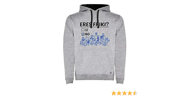 Sudadera con Capucha Original Eres Friki? Gris Mezcla - Serigrafía: Amazon.es:  Ropa
