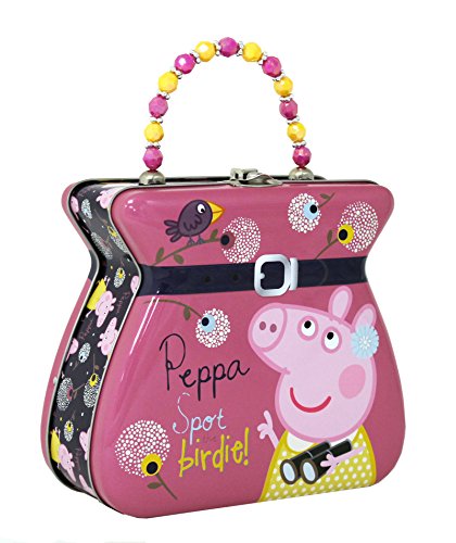 The Tin Box Company Peppa Pig Purse Tin Carry All, Pink