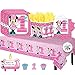 Another Dream Disney Minnie Mouse Fun to Be One Birthday Party Pack for 16 with Plates, Napkins, Cups, Tablecover, and Candles